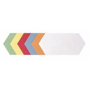 Tarjeta de moderación FRANKEN 20.5 x 9.5 cm 130 g/m² 100% papel reciclado colores surtidos 500 unidades/paquete Producto de presentación - Product Image 1