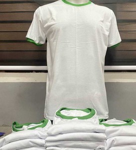 Tops d'été Hommes Femmes T-Shirt unisexe Printemps Chemises à manches courtes Regulars Fit Ringer T Shirts Men's Workout Ringer T Shirt - Product Image 2