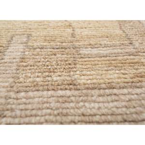 พรมขนสัตว์ถักมือขนาดใหญ่ลายเรขาคณิตสีเบจและสีน้ำตาลสำหรับตกแต่งห้องนั่งเล่นและทางเดิน - Reb-1490 - Product Image 3