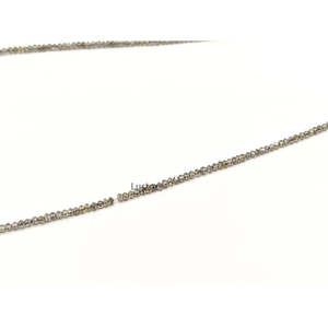 Cuentas de Diamante Champagne AAA en Forma de Rondelle de 1.8-2.5mm, Hilo de Gemas de Diamante Natural Facetado para Fabricación de Joyas al por Mayor - Product Image 3
