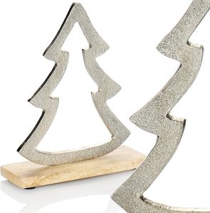 Meilleure vente Arbre de Noël en métal avec base en bois Décoration de Noël Dessus de table à prix abordable - Product Image 3