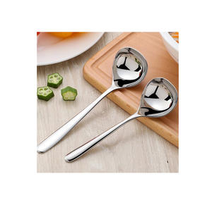 Dinnerware Steel Soup Spoon Stainless Steel Dinner Spoons for Kitchenware and Restaurants Serving Use for Sale - Product Image 1