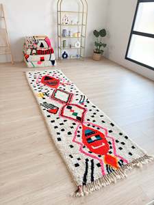 Hot Selling Berber Moroccan Custom <b>Rug</b> Moroccan Woolen Carpet for Living Room OEM Moroccan Living Room Rectangle - Product Image 5