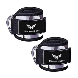 Venta superior Accesorio Glúteos Entrenamiento Levantamiento de pesas Tobilleras Grueso Neopreno Acolchado Culturismo Entrenamiento físico Correas de tobillo - Product Image 3