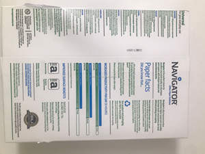 Papel de tamaño A4 21X29,7 cm Navegador Papel A4 80gsm Máquina de impresora Papel A4 70 Gsm - Product Image 3