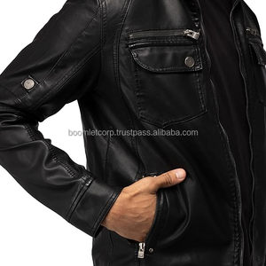 High Quality Unisex Winter Motorbike Genuine Leather Jacket <b>Waterproof</b> Breathable Plus Size OEM Service From Boomletcorp - Product Image 2