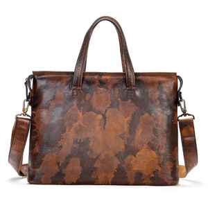 Custom Best Selling High Quality Genuine Leather Laptop Bag Briefcase Bags - Product Image 1