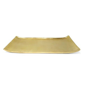 Bandeja de Servicio Ovalada de Latón de Estilo Moderno para Bodas y Hoteles, Bandejas para Servir Alimentos y Aperitivos con Asa - Product Image 5