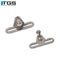 : Support pour entretoise à ressort à gaz, attache oculaire, Support de levage à gaz, acier inoxydable Inox Zinc de haute qualité
