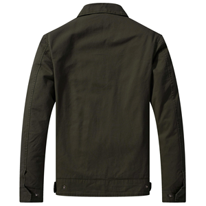 Custom OEM Design 100% Cotton Men's Solid Olive Green Color <b>Slim</b> <b>Fit</b> <b>Jackets</b> With Pockets <b>Jacket</b> Surplus Stocks From Bangladesh - Product Image 2