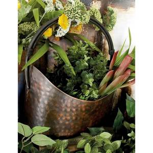 Cubo de flores de Metal antiguo de cobre, acabado antiguo, superventas, decoración de jardín, Cubo de flores, Juego de 3 para sala de estar - Product Image 2