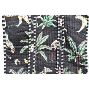 Sac fourre-tout en coton matelassé indien pour femmes sac à bandoulière imprimé élégant pour voyage sacs fourre-tout à la mode - Product Image 4