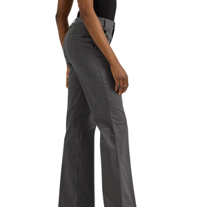Pantalon large grande taille pour femmes taille moyenne écologique séchage rapide respirant coton Polyester plat avant Style d'hiver - Product Image 2