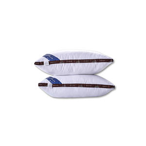 หมอนรองคอแบบบีบอัดได้ผ้าฝ้ายลายทางสินค้าในโรงแรมดีไซน์ใหม่จากโรงงานเวียดนามขายส่ง - Product Image 4