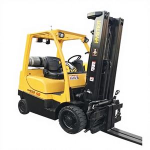 Chariot élévateur à fourche à combustion interne au GPL HIYSTAR 2018, neuf, 5000 lb, mât simple 84/189 pouces, 1258 heures, déplaceur latéral manuel, mousse - Product Image 3