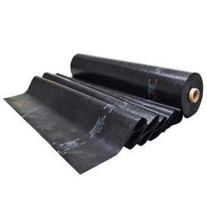 Mipatex Heavy Duty Black HDPE Plastic <b>Geomembrane</b> Fish Pond Liner Sheet for Garden Backyard Waterfall Lilly Ponds Lining Fabric - Product Image 3