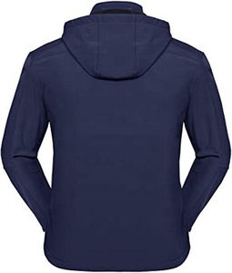 Veste Softshell Personnalisée de Haute Qualité pour Hommes - Capuche Respirante Doublée en Polaire Spandex/Polyester Hiver Casual Extérieur - Product Image 2