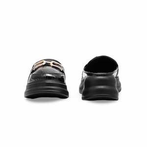 Espalda abierta negro WN5397 Flats - Product Image 2