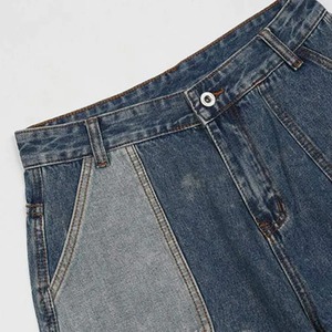 Vente en gros de jeans cargo décontractés d'été personnalisés shorts baggy en denim de grande taille pour hommes vêtements de ville d'extérieur pour hommes - Product Image 3