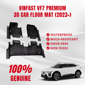 VINFAST VF7 Water-Repellent Full Set <b>Car</b> Floor Mats <b>Interior</b> <b>Accessories</b> Non-Skid Easy Maintenance Vacuum <b>Car</b> Floor Mats - Product Image 2