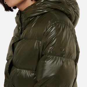 Veste matelassée d'hiver respirante tricotée réversible pour femme avec doublure en cachemire - Product Image 4