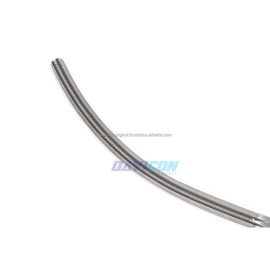 Pinza Toracoscópica DeBakey de Acero Inoxidable, Curva de 65mm, Mandíbulas Atraumáticas 1x2, Eje de 10mm con Bloqueo, Longitud de Trabajo de 17cm (10.25'') - Product Image 5