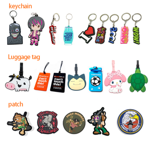 Porte-clés en PVC souple personnalisable Porte-clés avec logo 2D 3D personnalisé Mousquetons promotionnels en caoutchouc souple pour cadeaux d'affaires et personnels - Product Image 4