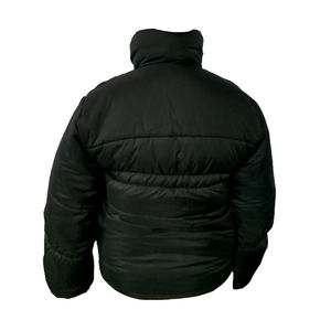 Veste d'hiver vintage imperméable à double boutonnage sur mesure, grande taille, pour homme et femme, en cuir de vache matelassé, col montant, bouton, épaisse, rembourrée - Product Image 5