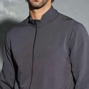 แจ็กเก็ตการฝึกออกกำลังกายน้ำหนักเบามีซิปด้านสำหรับ2025เสื้อเทรนนิ่งดีไซน์ใหม่ - Product Image 4