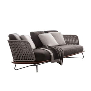 Meubles modernes d'extérieur et de salon canapé en tissu canapé de jardin à trois places super confortable direct d'usine - Product Image 1