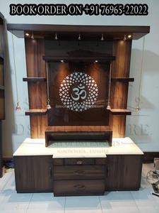 ศาลาบูชา OM ดีไซน์ พร้อมที่เก็บของ ซื้อศาลาบูชาไม้สักสวยงาม ศาลาบูชา OM งานฝีมือล่าสุด ตกแต่งศาลาบูชาแบบอินเดีย - Product Image 6