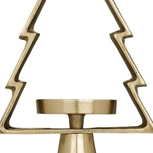 Meilleures ventes Porte-lampe T en forme d'arbre de Noël en or pour cadeaux de Noël et décoration intérieure à bas prix - Product Image 3
