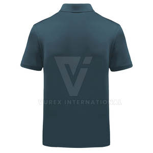 Camiseta de Manga Larga para Hombre, Cómoda y Transpirable, 100% Algodón, Cuello Camisero, Diseño Sólido, Personalizable, Servicio OEM - Product Image 2