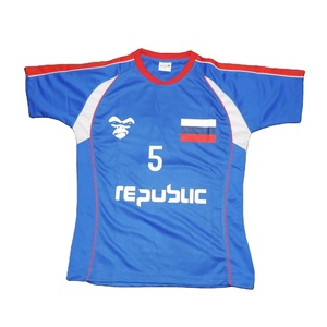 Maillots de football France Uniforme de football Coupe et couture Maillot de football pour enfants Fabricant de kits de football pour jeunes Durable Eco Friendly. - Product Image 2