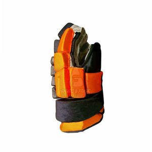 Gants de hockey sur glace en cuir de qualité supérieure, vente en gros, doigts entièrement couverts, antidérapants, légers, pour usage sportif - Product Image 6