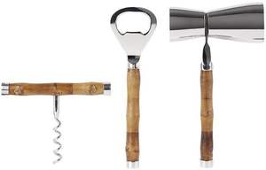 Juego de 4 herramientas de barra chapadas en plata vintage con soporte típicamente hecho de acero inoxidable y diseñado para preparar cócteles - Product Image 4