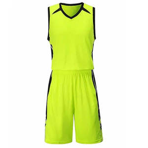 Maillots de basket-ball unisexe de qualité supérieure vêtements de sport en polyester respirant logo personnalisé maillot de basket-ball uni pour hommes Service OEM - Product Image 5