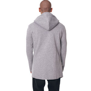 Hip Hop Blank 450 Vintage Rhinestone Short Fleece Hoodie Custom <b>Men</b> Wholesale High Quality Cotton Bamboo Fiber <b>Grey</b> Goose Down - Product Image 4