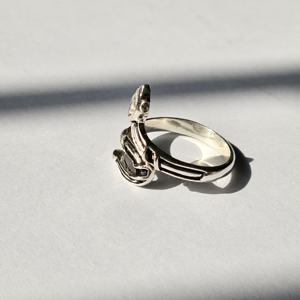 แหวนเงินงู CZ วงแหวนเงิน CZ วงตางู - Product Image 5