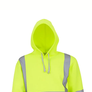 Sudaderas con capucha reflectantes de trabajo de seguridad de alta visibilidad para hombres con Capucha con cordón sudaderas con capucha reflectantes de 2 pulgadas de ancho - Product Image 4