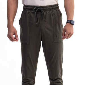 Jogging pour homme de haute qualité avec logo personnalisé, coupe slim noire avec panneau latéral blanc, taille élastique et poches, confortable - Product Image 6