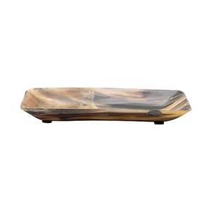Bandeja de valet de cuerno de lujo de alta calidad hecha a mano con esmalte hecho a mano para escritorio o mesita de noche acentos decorativos en Low Coast - Product Image 2