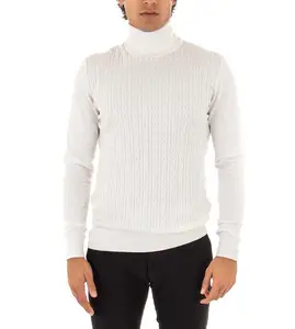 사용자 정의 남성 슬림 핏 스웨터 겨울 따뜻한 남성 의류 터틀넥 스웨터 도매 가격 통기성 니트웨어 남성용 스웨터