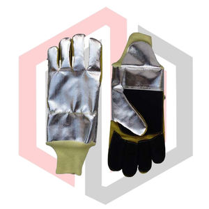 Gants de protection en cuir fendu pour la lutte contre l'incendie et le soudage TIG, résistants à la coupure, flexibles et aluminisés - Product Image 2
