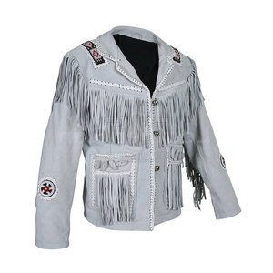 แจ็คเก็ตหนังแท้สไตล์คลาสสิกแบบตะวันตก ให้ความรู้สึกสบายในชีวิตประจำวัน ดีไซน์เรียบหรู ดูดีแบบดั้งเดิม พร้อมคุณสมบัติที่เป็นมิตรต่อสิ่งแวดล้อม ให้ความสะดวกสบายแบบทันสมัยสำหรับผู้ชาย - Product Image 3