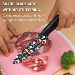 มีดเชฟเซรามิกขายส่ง ลายดอกไม้ ด้ามพลาสติก คุณภาพพรีเมียม ใช้ได้ทั้งมือซ้ายและขวา ล้างในเครื่องล้างจานได้ ทนทานสำหรับใช้ในครัว - Product Image 6