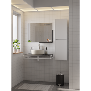 โครงรองรับเคาน์เตอร์ HERA 304SS สีขาวด้าน รุ่น 80CTF-WH - Product Image 1