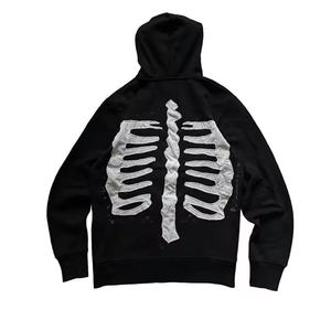 เสื้อสเวตเตอร์สไตล์สตรีทแวร์สำหรับผู้ชายเสื้อมีฮู้ดผ้าคอตตอนไล่ระดับสีสำหรับผู้หญิงและผู้ชาย - Product Image 2