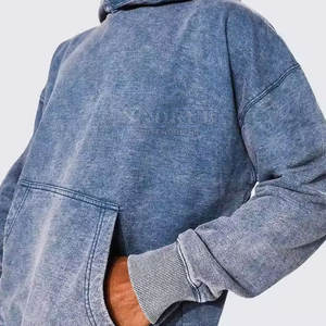 Diseño personalizado al por mayor Basics Vintage Effect Hoodies Mejor calidad Precio barato Basics Vintage Effect Hoodies - Product Image 5