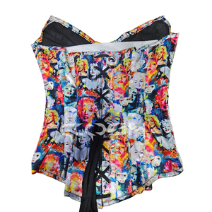 Corsé con Estampado Digital Sublimado de Marilyn Monroe para Fiestas y Eventos - Product Image 6